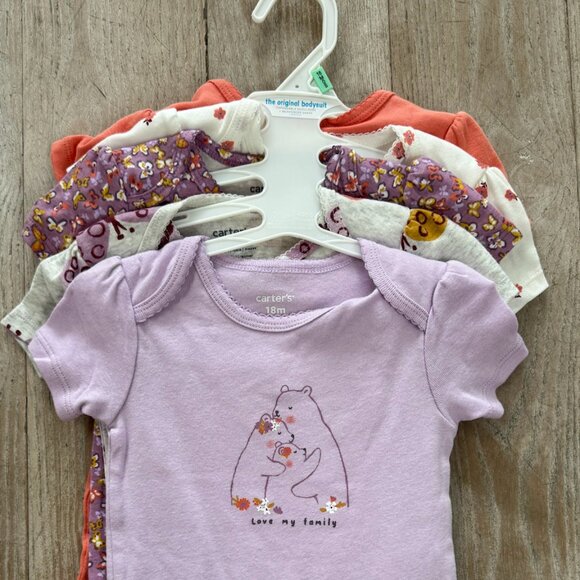 Carter's Other - 18mo Carter Girls Onesies